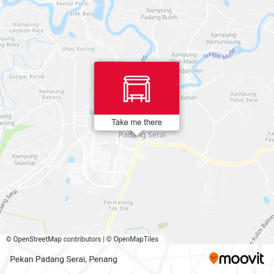Pekan Padang Serai map