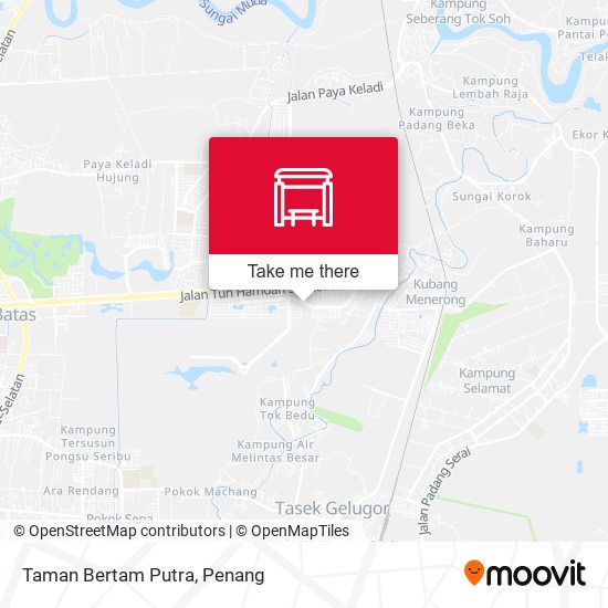 Taman Bertam Putra map