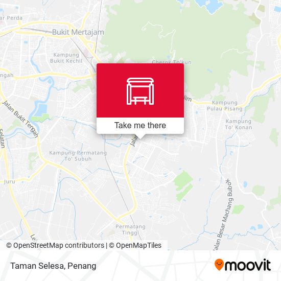 Peta Taman Selesa