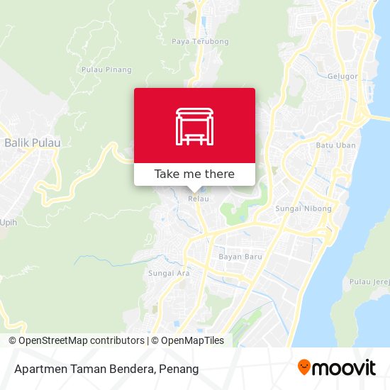 Apartmen Taman Bendera map