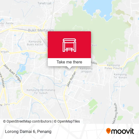 Lorong Damai 6 map
