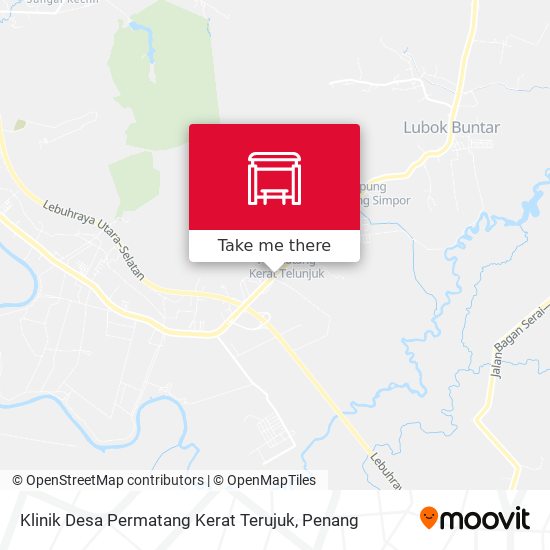 Peta Klinik Desa Permatang Kerat Terujuk