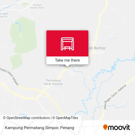 Kampung Permatang Simpor map