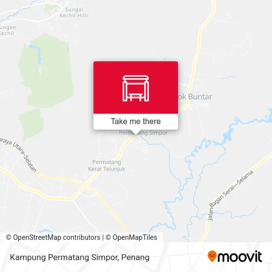 Kampung Permatang Simpor map