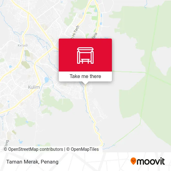 Taman Merak map