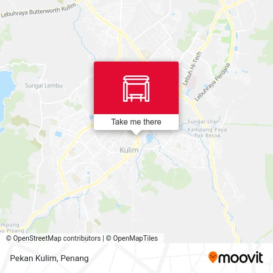 Pekan Kulim map