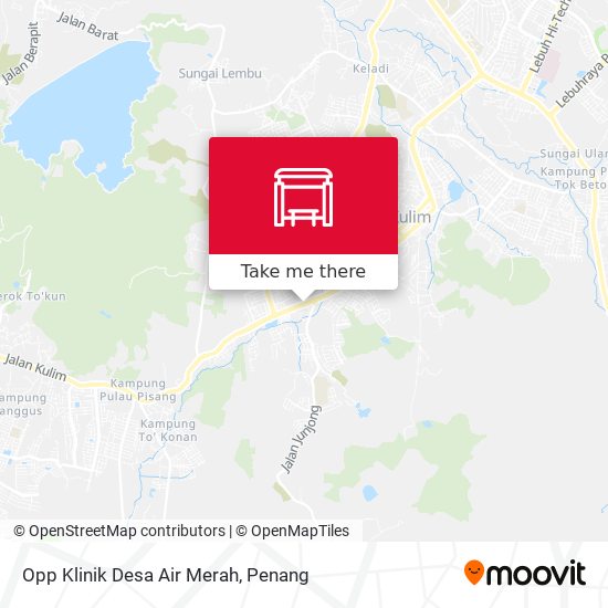 Peta Opp Klinik Desa Air Merah