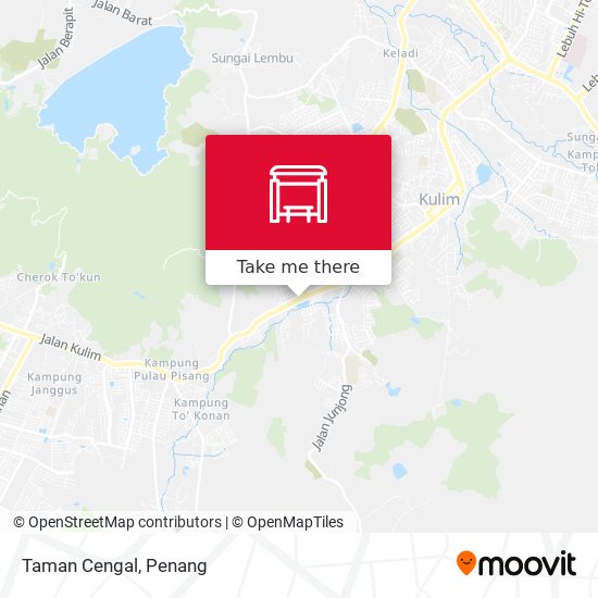 Taman Cengal map