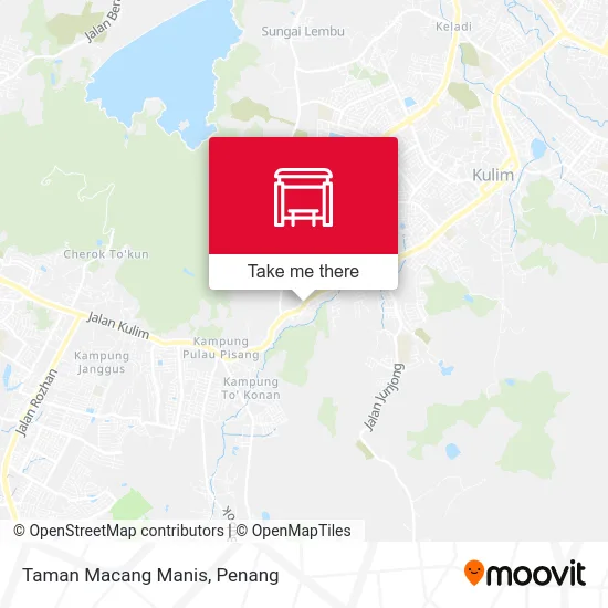 Taman Macang Manis map