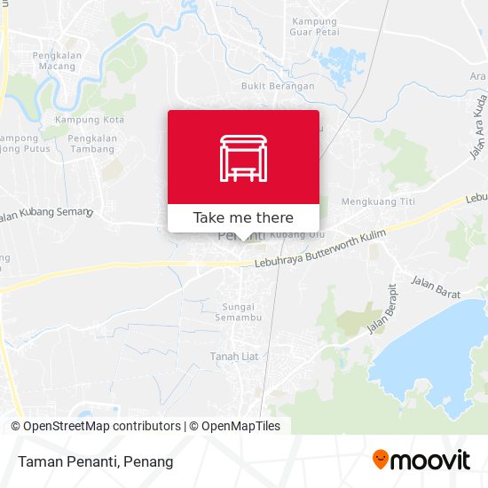 Taman Penanti map