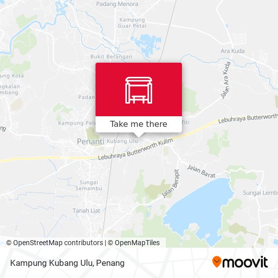 Peta Kampung Kubang Ulu