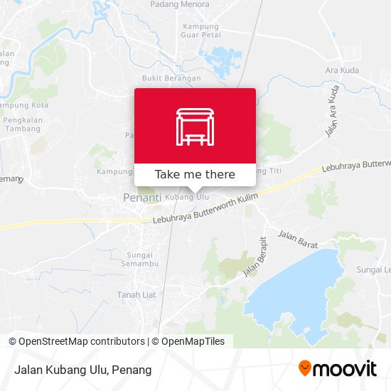 Jalan Kubang Ulu map