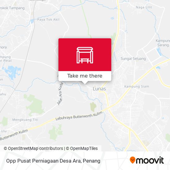 Opp Pusat Perniagaan Desa Ara map