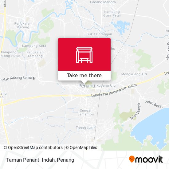 Taman Penanti Indah map