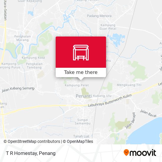 T R Homestay map