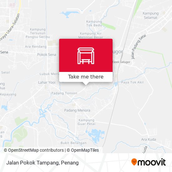 Peta Jalan Pokok Tampang