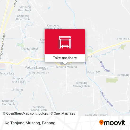 Kg Tanjung Musang map