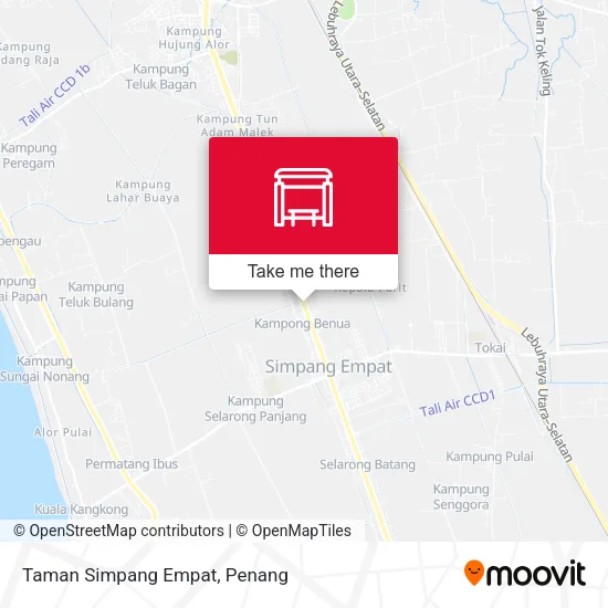 Taman Simpang Empat map