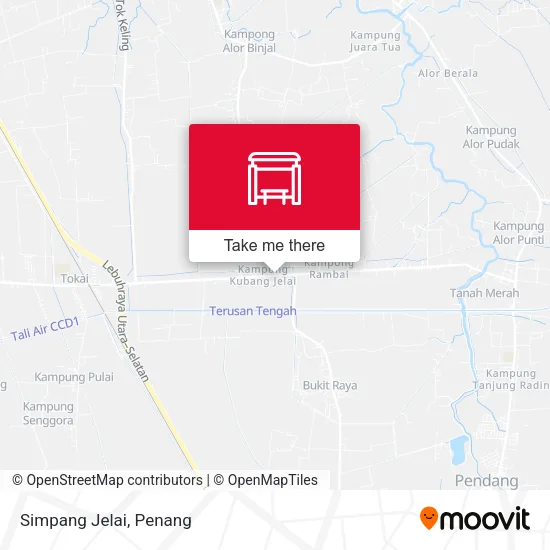 Simpang Jelai map