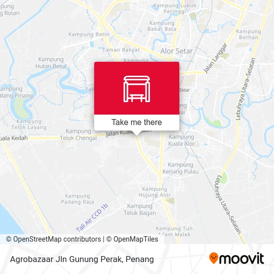 Agrobazaar Jln Gunung Perak map