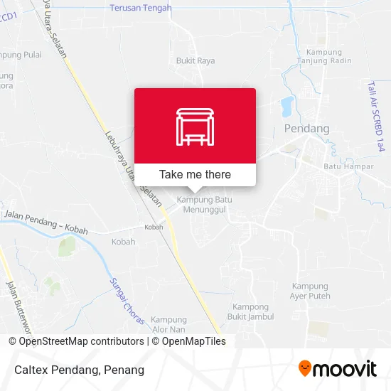 Caltex Pendang map