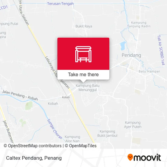 Caltex Pendang map