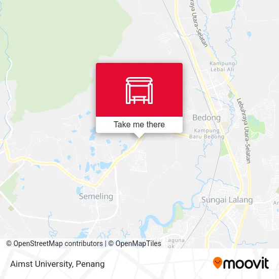 Aimst University map