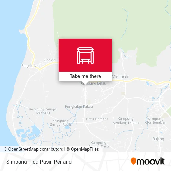 Simpang Tiga Pasir map