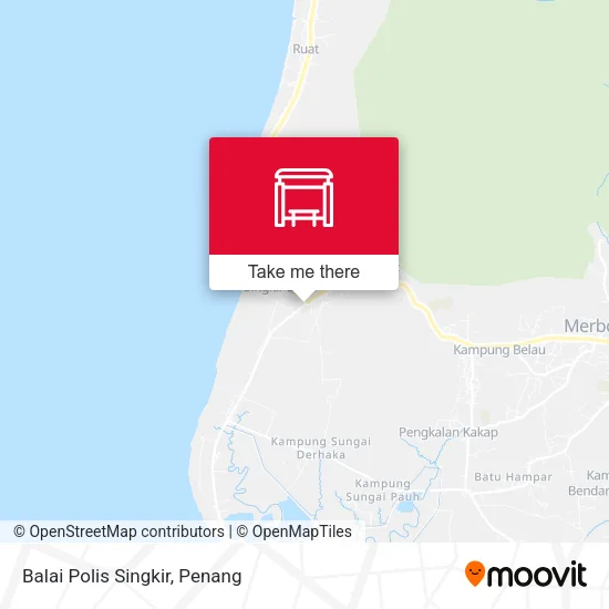 Balai Polis Singkir map