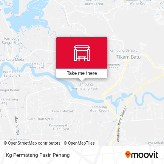 Kg Permatang Pasir map