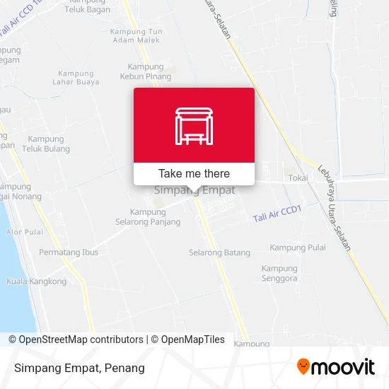 Simpang Empat map