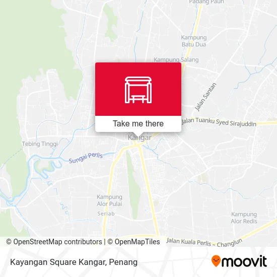 Kayangan Square Kangar map