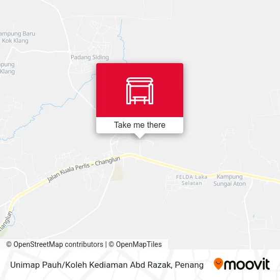 Unimap Pauh / Koleh Kediaman Abd Razak map