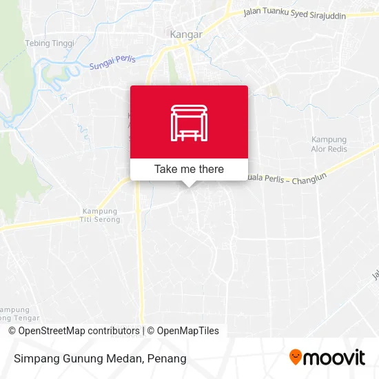 Simpang Gunung Medan map