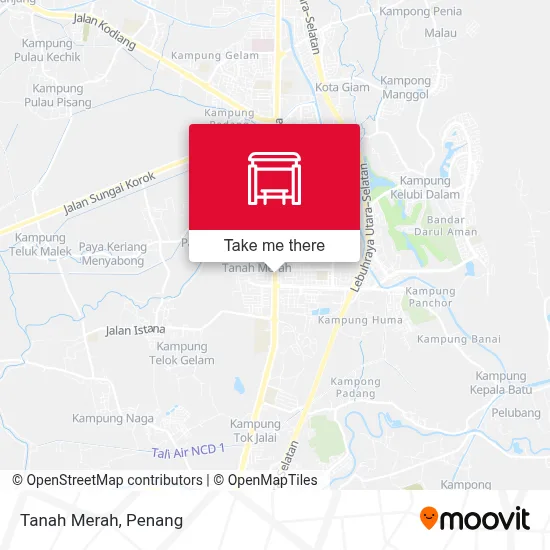Tanah Merah map