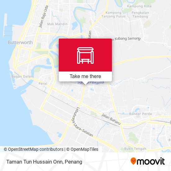 Taman Tun Hussain Onn map