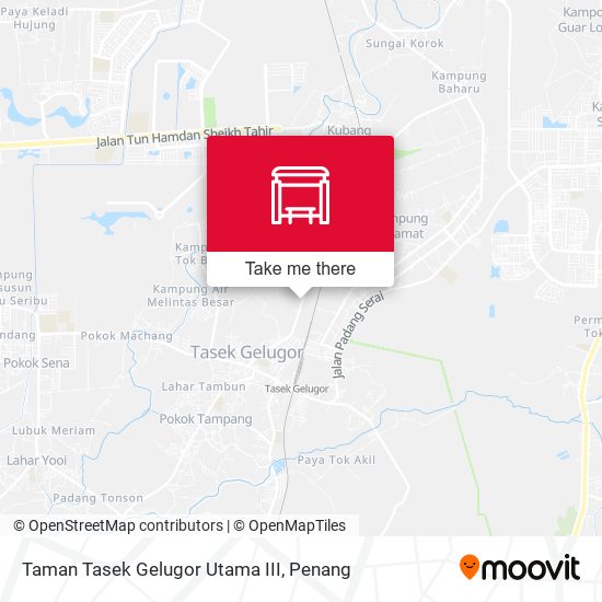 Taman Tasek Gelugor Utama III map
