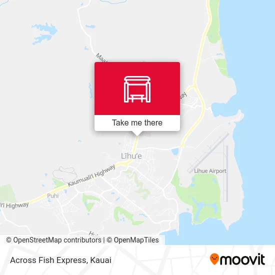 Across Fish Express map