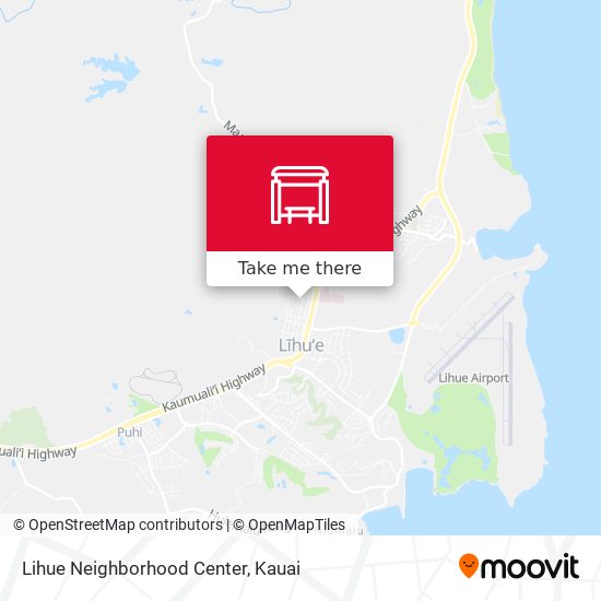 Lihue Neighborhood Center map