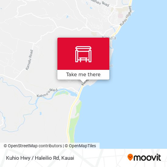 Kuhio Hwy / Haleilio Rd map