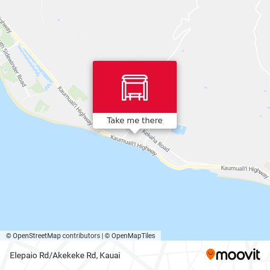 Elepaio Rd/Akekeke Rd map