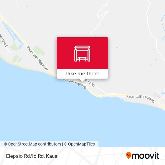 Elepaio Rd/Io Rd map