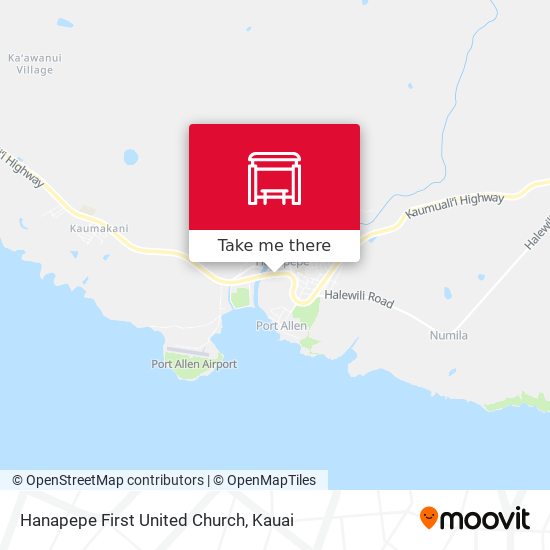 Hanapepe First United Church map