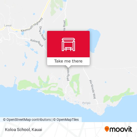 Koloa School map