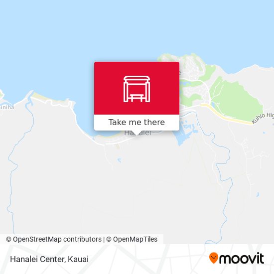 Hanalei Center map