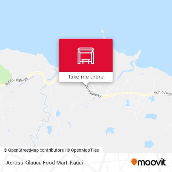Mapa de Across Kilauea Food Mart