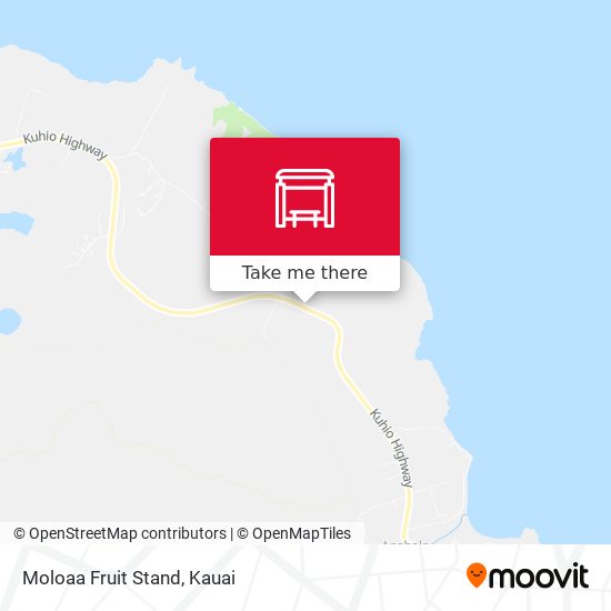 Moloaa Fruit Stand map