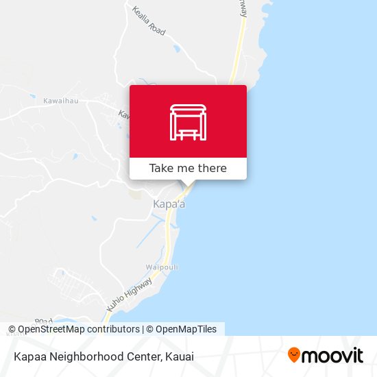 Kapaa Neighborhood Center map