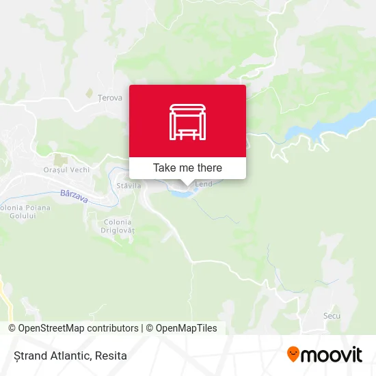 Ștrand Atlantic map