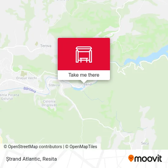 Ștrand Atlantic map